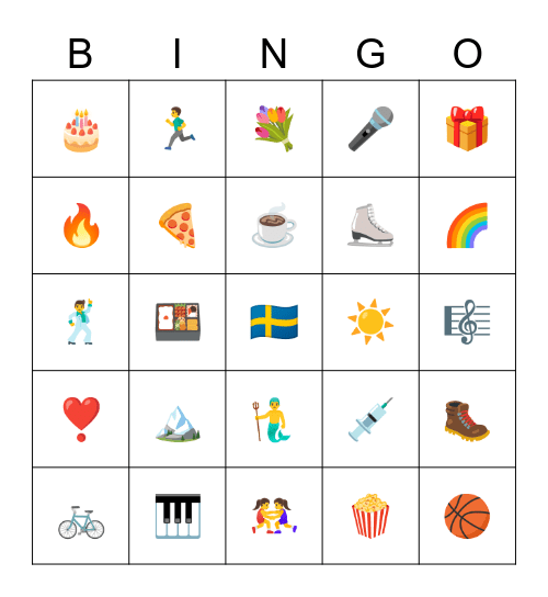 Birthday Bingo 220116 Bingo Card