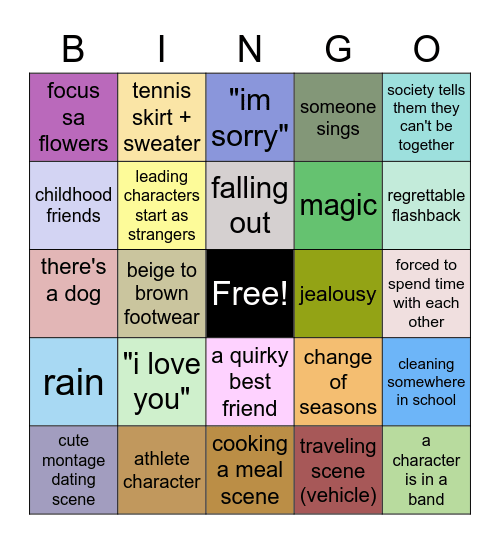 BINGO NG WINNER Bingo Card