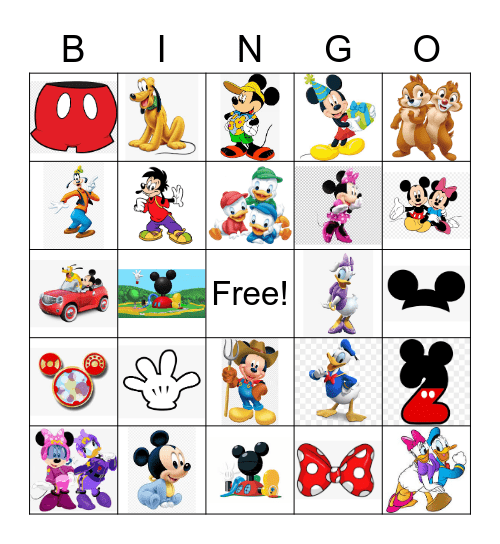 Tye's Second Birthday Bingo Card