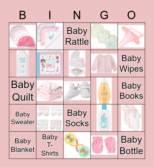 Baby Bingo Card