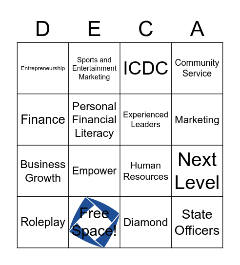 DECA Bingo Card
