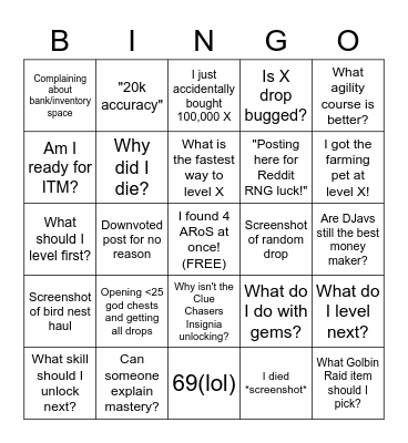 r/MelvorIdle Bingo Card