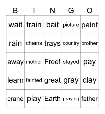 Unit 10 Week 1 Bingo Card