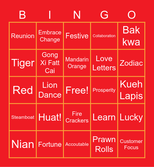 2022 EDMI LNY - Bingo Card