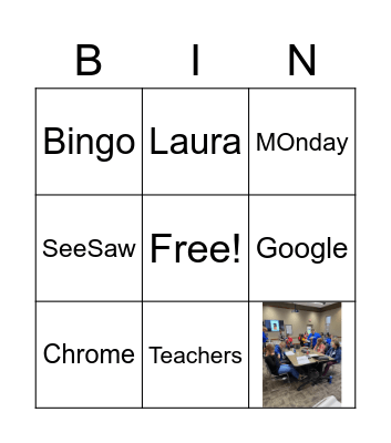Blue Hill Bingo Card