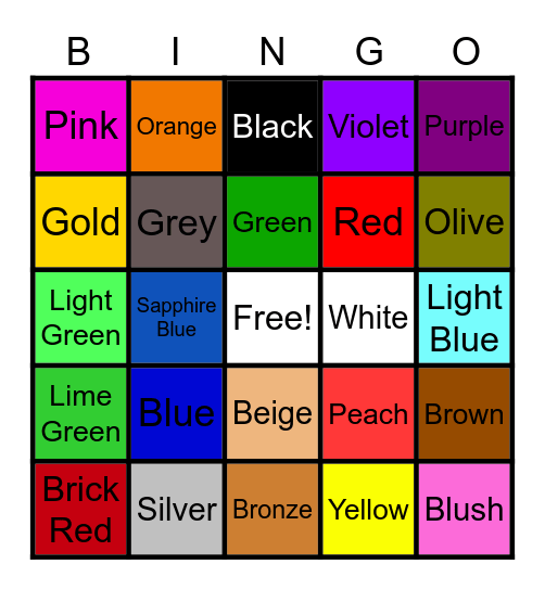 Bingo Scanverger Hunt Bingo Card