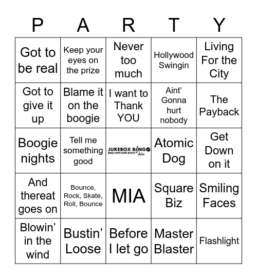 CELEBRATE Bingo Card