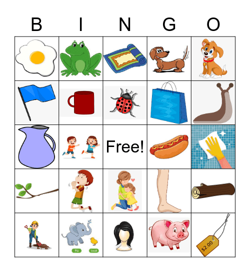 G Final Bingo Card
