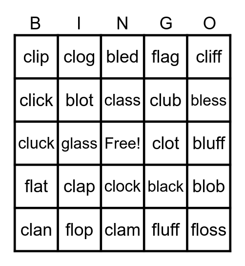 Green Dinosaur Bingo Card