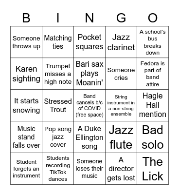 Jazz Fest Bingo 2022 Bingo Card