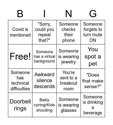 Enrollment Marketing Bingo Card