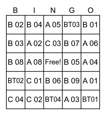 bcc Kongress Bingo Card