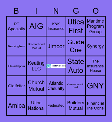 Loss Location Bingo! Bingo Card