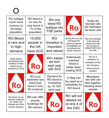 RO Bingo! Bingo Card