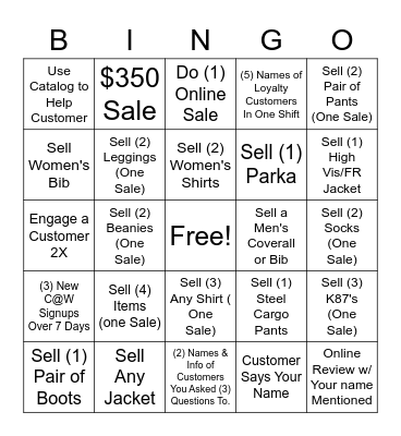 Winter Bingo 2022 Bingo Card
