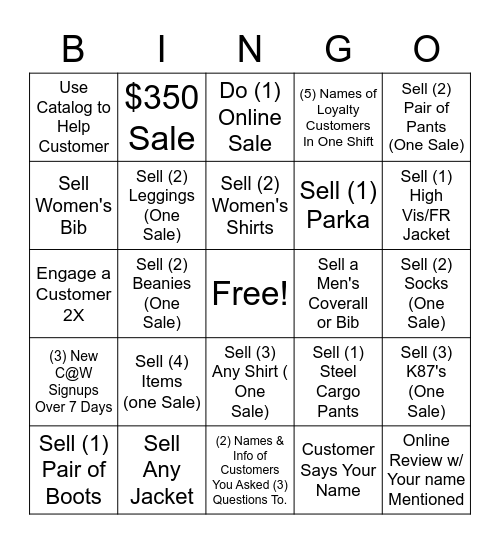 Winter Bingo 2022 Bingo Card