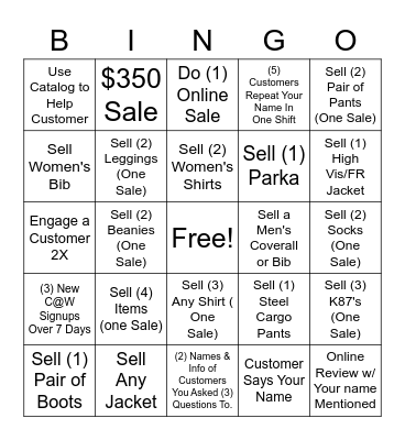 Winter Bingo 2022 Bingo Card