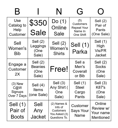 Winter Bingo 2022 Bingo Card