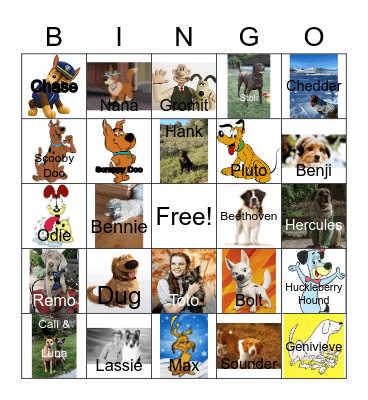 Happy Barkday Maureen & Kristina Bingo Card