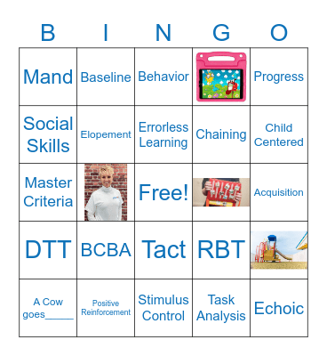 Autism ETC Bingo Card