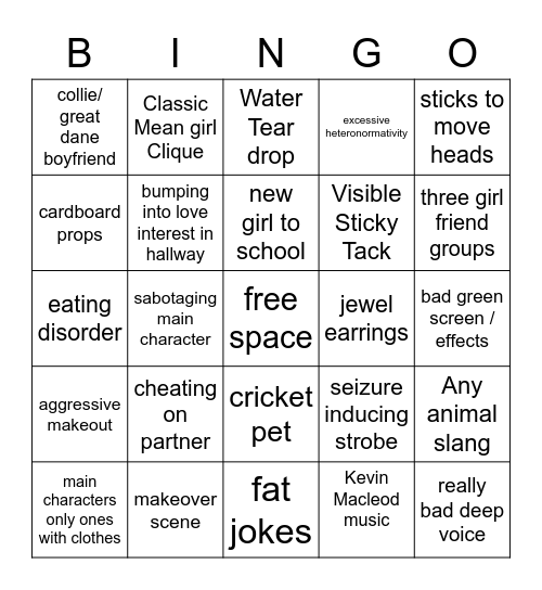 Lps Bingo Card