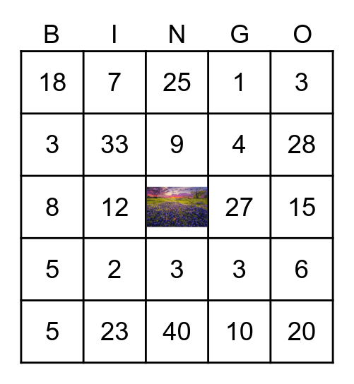 Bingo Square! Bingo Card