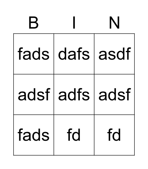 El Silbo Gomero Bingo Card