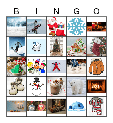 Winter BINGO Card