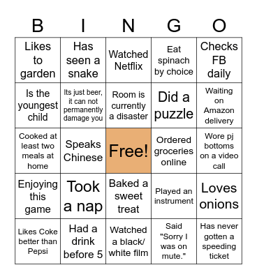 ANOTHER BINGO GAME!??? Bingo Card