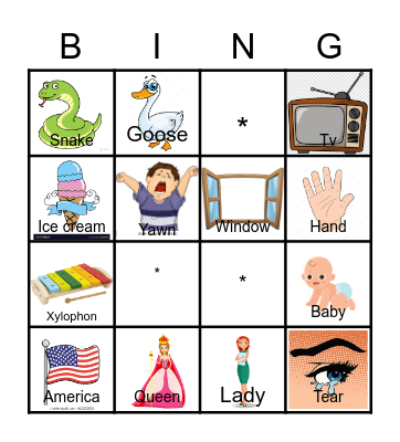 Bingo! Bingo Card