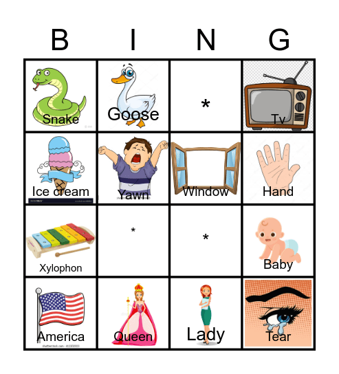 Bingo! Bingo Card