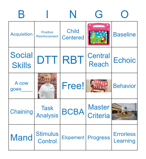 Autism ETC Bingo Card