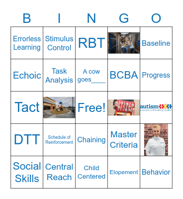 Autism ETC Bingo Card