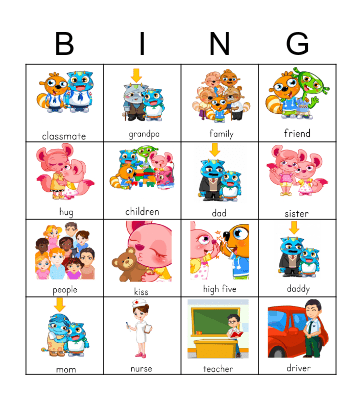 People Bingo Card