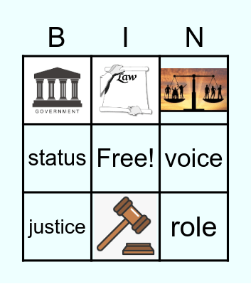 CIVICS, CULTURE AND LIVING Bingo Card
