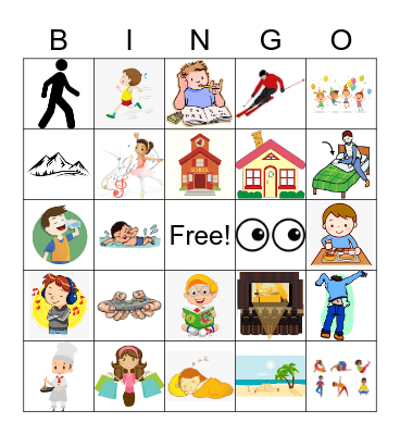 ¿Qué hiciste? Bingo Card