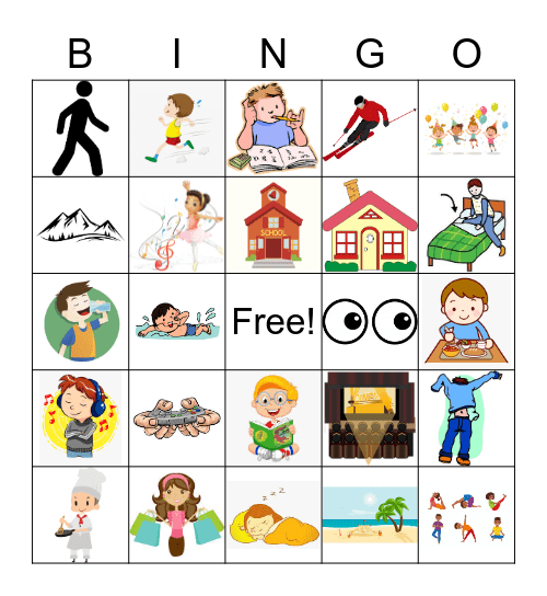 ¿Qué hiciste? Bingo Card