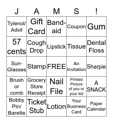 JAMbingo Card