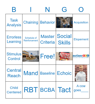 Autism ETC Bingo Card