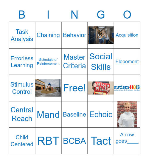 Autism ETC Bingo Card