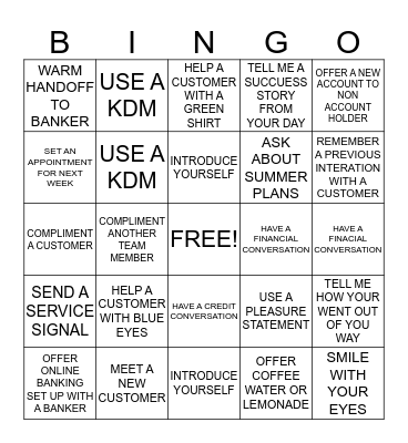 FAR OUT FRIDAY BINGO!!!!! Bingo Card