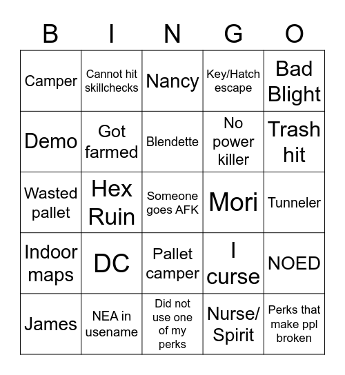 bruh moment Bingo Card