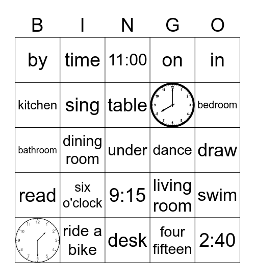 Final Review Bingo Card