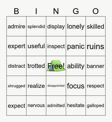 Let's Review Bingo Card