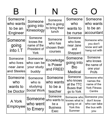 Education Bingo  Bingo Card