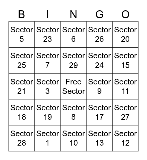 Star Trek Bingo! Bingo Card