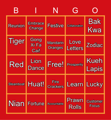 2022 EDMI LNY - BINGO!! Bingo Card