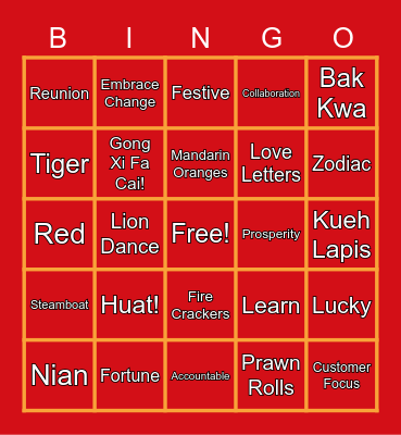 2022 EDMI LNY - BINGO!! Bingo Card