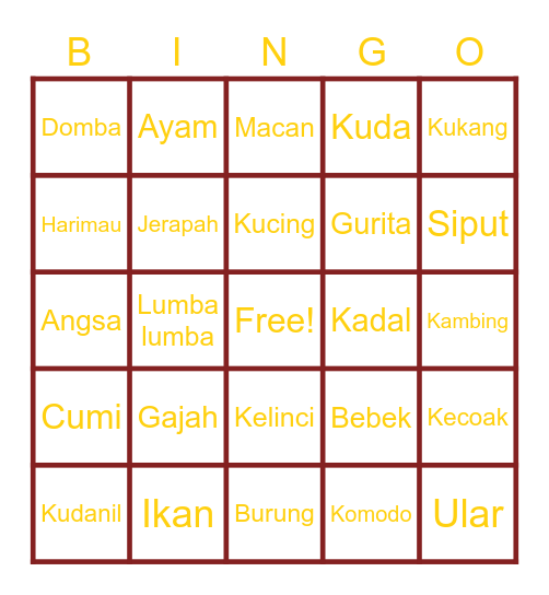 Bingo with AU Bingo Card