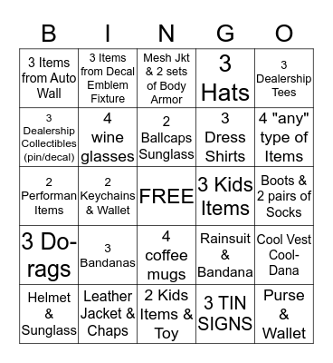 JULY BINGO Card